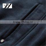 Wholesale Men Fleece Hoodie Custom Sweatshirt Sleeve Zip Hoodie thumbnail-5