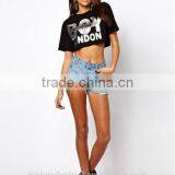 2015 Wholesale Design Your Own Brand New Printing Short t Shirt thumbnail-2
