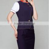2015 OEM Custom China Factory Airline Hostess Uniform thumbnail-5