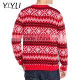 2016 Latest Designs Men's Red Jacquard Christmas Jumper,Ugly Christmas Sweater thumbnail-2