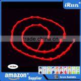 Elastic Bamboo Knot Shoelace For Marathon, Running,Cycling, Travelling~Neon Pink Green Elastic Laces With Knots~Accept Custom thumbnail-5