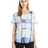 Women's Fashion Good Looking Short Sleeve Wholesale Tie Dye T-Shirt thumbnail-3