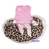 NEW Light Pink Giraffe Pets Cats Dogs Clothes Party Dress XS-L thumbnail-1