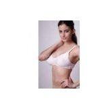 White 82% Ployster 18% Cotton Supportive 40H Padded Underwire Nursing Bra thumbnail-1