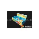 Recyclable Colorful Corrugated Board Cardboard Counter Display Boxes With Offset Printing thumbnail-1
