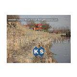 Rock Galfan Galvanized or PVC Coated Hexagonal Baskets Gabion Boxes For Seaport Project