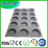 Factroy Price Perforated Silicone Silform Hamburger Bun Mold thumbnail-3