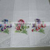 charming flower cotton handkerchief