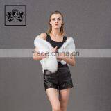 Top Quality Short Vest Waistcoat Arctic Real Fox Fur Coat thumbnail-4