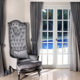 PVC Double Panels French Casement Door With Grills thumbnail-1