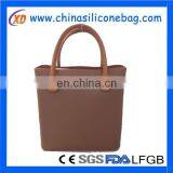 New Arrival Beach Bag Silicone Tote Bag for Lady Leather Tote Bag Purse and Handbag thumbnail-5