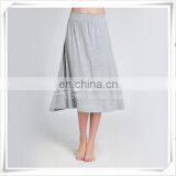 Ladies' Bamboo Knee Length Knitting Silky Soft Skirt Green Material New Tech. thumbnail-5