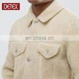 Wholesale Cheap White Thicker Warm Men Fleece Jacket thumbnail-2