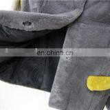 Factory Directly Women 100% Real Fur Coat Garment Dyed Rex Rabbit Fur Coat thumbnail-5