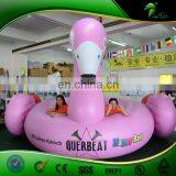 Giant Pink Inflatable Swan Swimming Pool Toys thumbnail-4