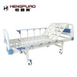 elder care furniture back lifting manual crank hospital bed with side rail
