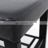 Customized PVC Leather Hallway Shoe Rack Seating With Metal Steel Double Size Bench Organizer Holder Rack thumbnail-4