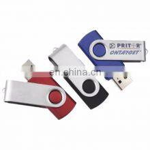 Hot Selling 16GB 32GB Swivel USB Flash Drive Custom Logo Twister USB