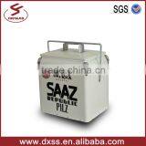 13L Steel Cold Box Samll Cool Chest Retro Portable Ice Cooler thumbnail-6