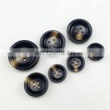 Slope Fake Horn Resin Garment Polyester Rod Button