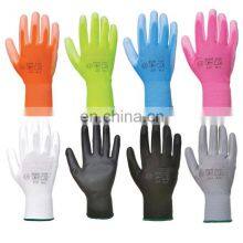 13 Gauge Polyester Knitted Black PU Coated Work Gloves thumbnail-5