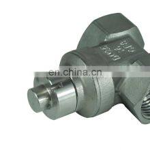 DKV Water Steam Oil 304 201 BSP NPT Stainless Steel Thread Ss 316 Cf8 Screw End Gate Valve thumbnail-5