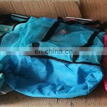 Eco Friendly Black Foldable High Quality Logo Nylon Waterproof Pink Mesh Beach Bag thumbnail-4