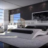 2016 New Bedroom Furniture Turkish Furniture,folding Bed Mechanism,leather Bed With Crystals for Christmas Promotion