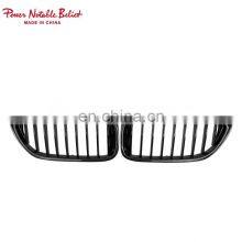 Real Carbon Fiber Grill for BMW G30 G38 Single Slat Line Front Kidney Grille for BMW 5 Series 2017-2020 thumbnail-2