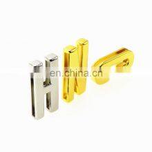 Hot Sell Metal Letter Buckle Customise Shiny Color Lettere Buckle For Handbag And Dog Collar thumbnail-1