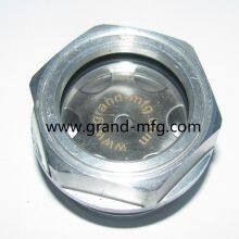 BSP G11/4 Compressor Speed Reducers Aluminum Liquid Oil Level Sight Glass Manufacturer thumbnail-3