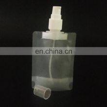 Custom Print Liquid Packaging Mylar Spray Refill Pouch Clear PET Stand up Plastic Spray Bottle for Clean thumbnail-5
