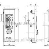 Padlockable Swing Handle Plane Lock thumbnail-6