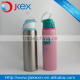 Colorful painting Wholesale wide mouth long neck single wall stainless steel sport water bottle