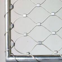 304 Stainless Steel Rope Mesh 4x4 Inch Plain Weave for Architectural Facades thumbnail-5