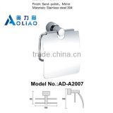 High quality faddish Bathroom accessory stainless steel metal recessed toilet paper holder