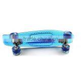 New Safety Quality Assurance PC Plastic Transparent Blue Skate Board Skateboard Fish Shaped Small Size EC-FC01 thumbnail-3