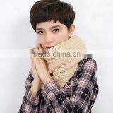 New Arrvial Winter Women Pattern Knitted Loop Wool Scarf thumbnail-5
