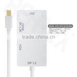 High Quality Type C to DVI VGA DP Adapter USB Hub thumbnail-4