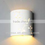 European White Gypsum Plaster Bedside 40W Wall Sticker Lamp thumbnail-2
