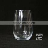 Stemless Wine Glass Cup for Airline; Water or Juice Airline Glass Cup; thumbnail-1