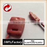 quality string seal tag, hang tag string, garment plastic seal tag/Chinese Red string seal spaghetti string curtain