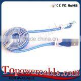 Manufacturing Bling USB Data Cable Fabric For Android Smart Phones thumbnail-3
