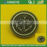 Anchor Logo Metal Shank Button For Jacket or Coats --- MJ1160