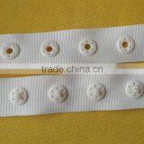 Plastic Snap Fastener Button Tape in Natural Color -- S1436 thumbnail-2