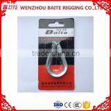 Galvanize Carabiner Wholesale Steel Electric Galvanized Thimble DIN 6899A Hardware Manufacture Quality Choice thumbnail-2