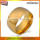Wholesale Fashion Men Jewelry Stainless Steel Ring Black Silver Gold Smooth Wide Version Finger Rings Models thumbnail-1