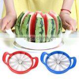 2015 Newest Stainless Steel Watermelon Cutter Corer Slicer
