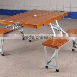 Foldable Camping Wooden Table thumbnail-2