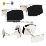 Black Stone Cufflinks/enamel Cufflinks/new Business Gift Cufflink thumbnail-1